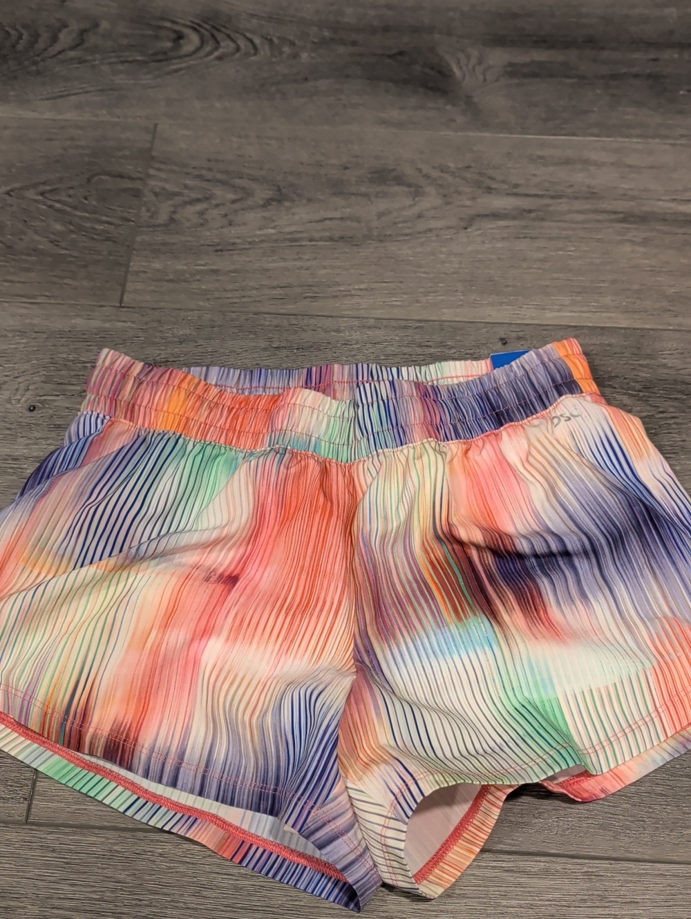 DSG Girls Multicolor Striped Pleated Shorts